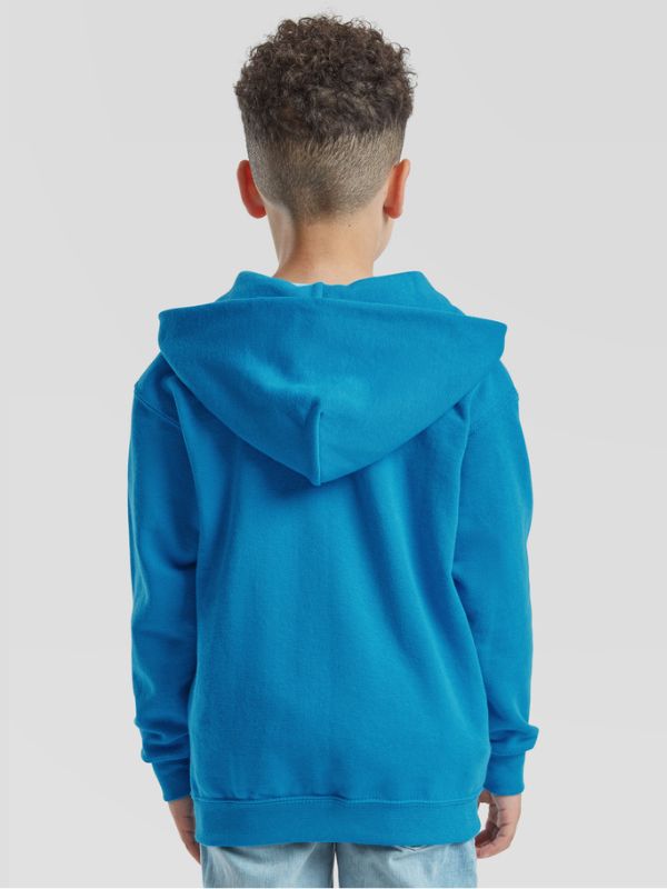 Дитяча Кофта Fruit of the Loom KIDS CLASSIC HOODED SWEAT JACKET Ультрамарін 116