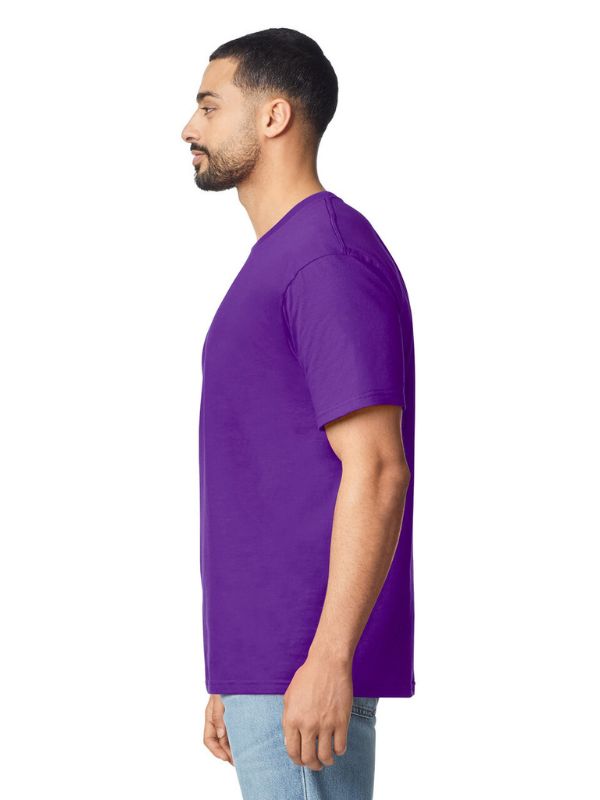 Мужская Футболка Мягкая Средней Плотности Gildan Softstyle Adult Фиолетовый XL
