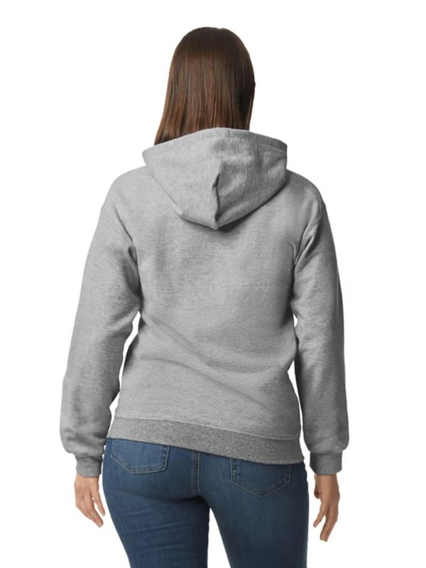 Мужское Худи Gildan Softstyle Midweight Unisex Меланж Светло-Серый S