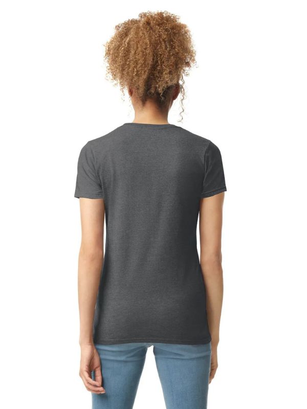 Женская Футболка Мягкая Gildan Softstyle Lady Charcoal S 