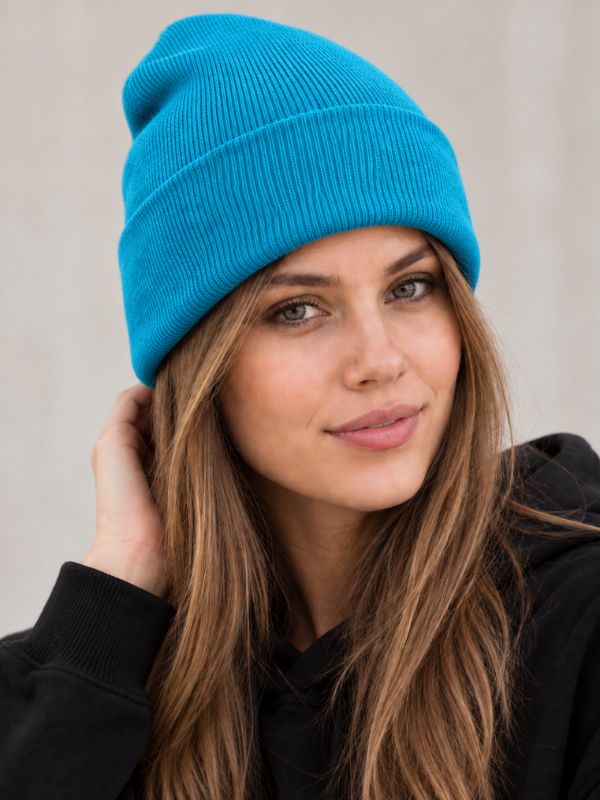 Шапка Myrtle Beach Knitted Hat Бирюзовая