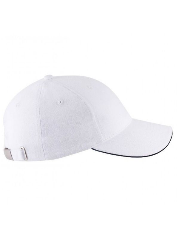 Кепка Плотная Kariban K-UP Liberty Sand Orlando Белый с Черным