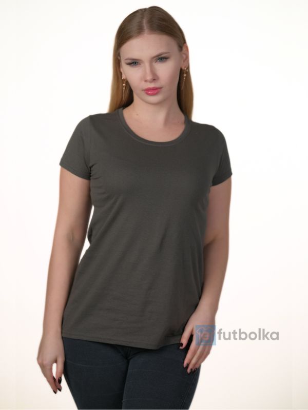 Женская Футболка Fruit of the Loom Valueweight T Lady-Fit Графит 2XL