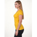 Женская Футболка Fruit of the Loom Valueweight T Lady-Fit Желтый XS