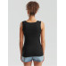 Женская Майка Fruit of the Loom Valueweight Vest Lady-Fit Черный XS