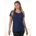 Жіноча Футболка Щільна Fruit of the Loom Ringspun Premium Темно-Синій 2XL