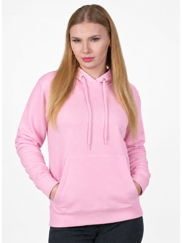 Женское Худи Fruit of the Loom Lady-Fit Hooded Sweat-620380 Светло-Розовый M