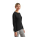 Женский Свитшот Fruit of the Loom Raglan Lightweight Lady-Fit Черный XS