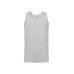 Мужская Майка Средней Плотности Fruit of the Loom Valueweight Athletic Vest Серый Меланж S