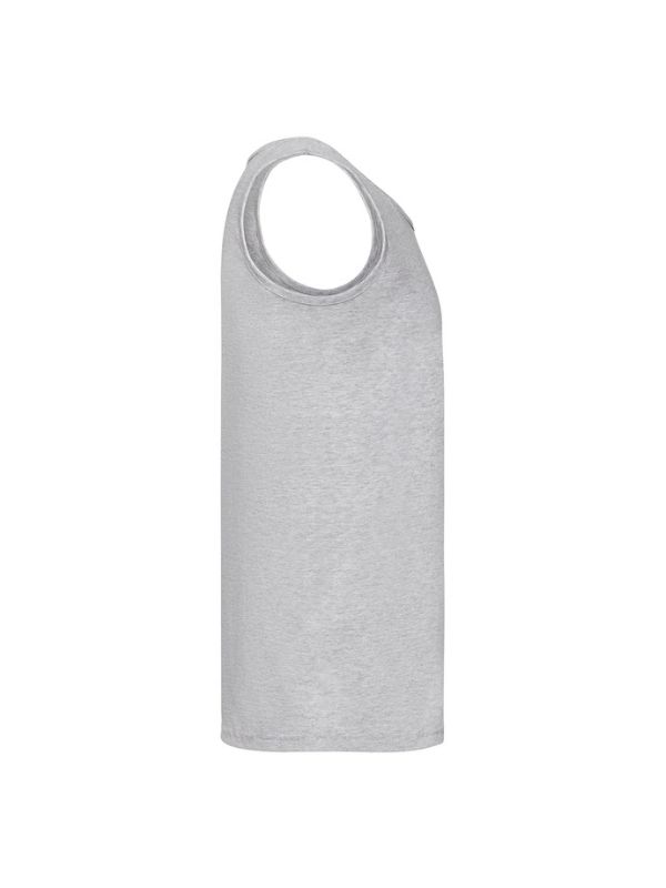 Мужская Майка Средней Плотности Fruit of the Loom Valueweight Athletic Vest Серый Меланж S
