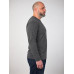 Мужской Лонгслив Базовый Хлопок Однотонный Fruit of the Loom Valueweight Grafit L