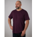 Мужская Футболка Мягкая Плотная Fruit of the Loom Iconic 195 Ringspun Premium Темная Слива S