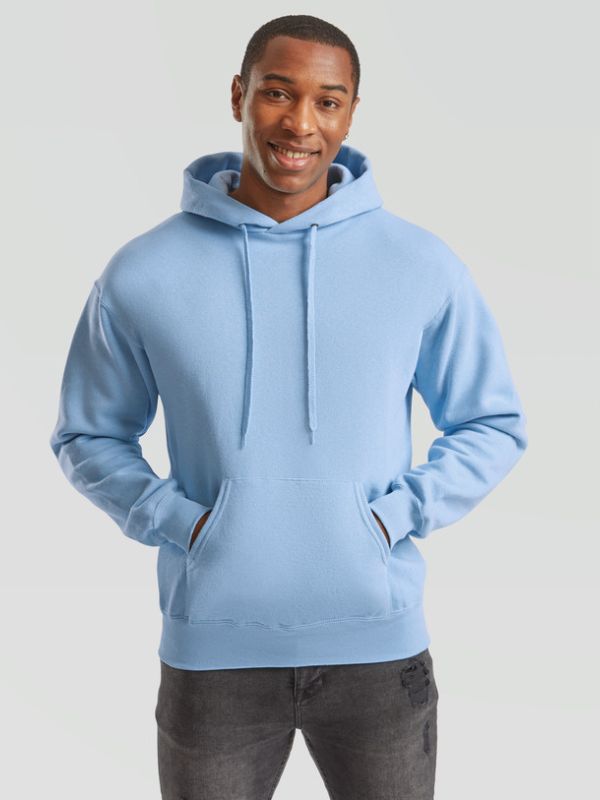 Чоловіче Худі Fruit of the Loom Classic Блакитний M