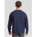 Мужской Свитшот с Начесом Флис Однотонный Fruit of the Loom Classic Raglan Sweat Темно-Синий 3XL