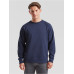 Мужской Свитшот с Начесом Флис Однотонный Fruit of the Loom Classic Raglan Sweat Темно-Синий 3XL