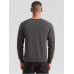 Мужской Свитшот с Начесом Флис Однотонный Fruit of the Loom Classic Raglan Sweat Графит S