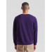 Мужской Свитшот с Начесом Флис Однотонный Fruit of the Loom Classic Raglan Sweat Фиолетовый S