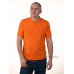 Мужская Футболка Поло Fruit of the Loom Premium Оранжевый 2XL